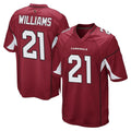 A.Cardinals #21 Garrett Williams Player Cardinal Home Game PETTCS Stitched Jerseys