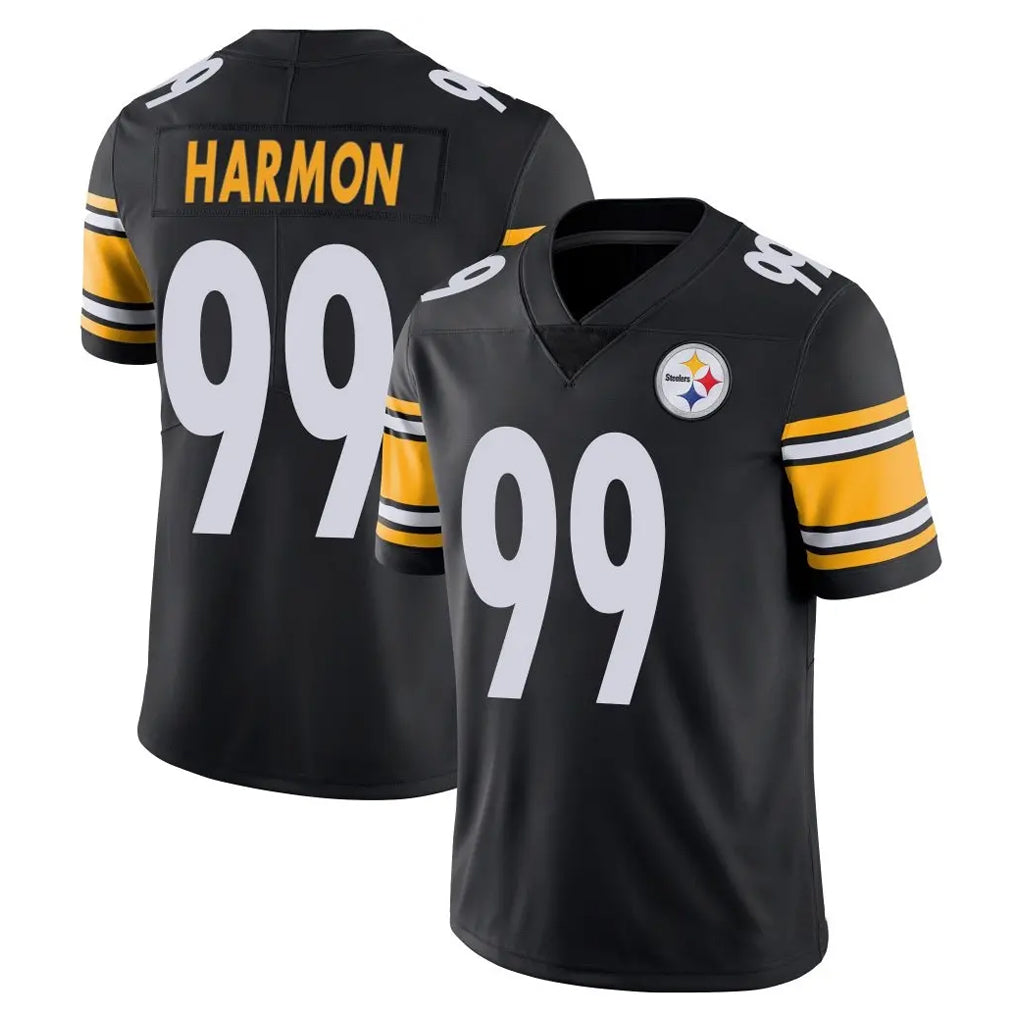 P.Steelers #99 Derrick Harmon Player Black Limited Vapor Untouchable Home Game PETTCS Stitched Jerseys