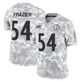 P.Steelers #54 Zach Frazier Player Arctic Camo Limited Salute To Service Home Game PETTCS Stitched Jerseys