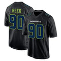 S.Seahawks #90 Jarran Reed Player Black Limited Fashion Home Game PETTCS Stitched Jerseys