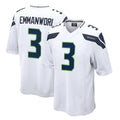 S.Seahawks #3 Nick Emmanwori Player White Home Game PETTCS Stitched Jerseys
