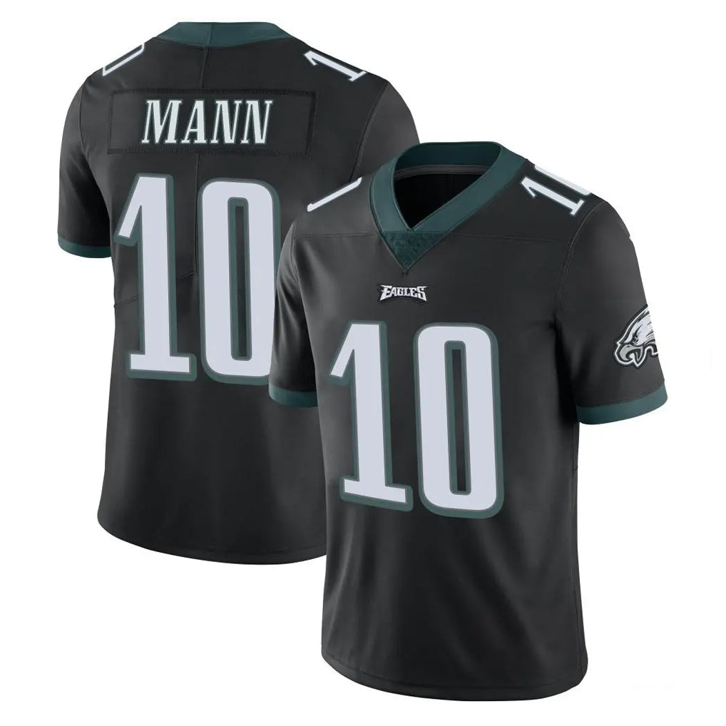 P.Eagles #10 Braden Mann Player Black Limited Vapor Untouchable Home Game PETTCS Stitched Jerseys