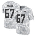 S.Seahawks #67 Charles Cross Player Arctic Camo Limited Salute To Service Home Game Ddoa Stitched Jerseys