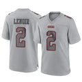 SF.49ers #2 Deommodore Lenoir Player Gray Atmosphere Fashion Home Game PETTCS Stitched Jerseys