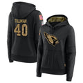 A.Cardinals #40 Pat Tillman Player Black Salute to Service Limited Hoodie PETTCS Stitched Jerseys