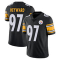 P.Steelers #97 Cameron Heyward Player Black Limited Vapor Untouchable Home Game PETTCS Stitched Jerseys