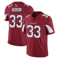 A.Cardinals #33 Trey Benson Player Cardinal Vapor Limited Home Game  PETTCS Stitched Jerseys