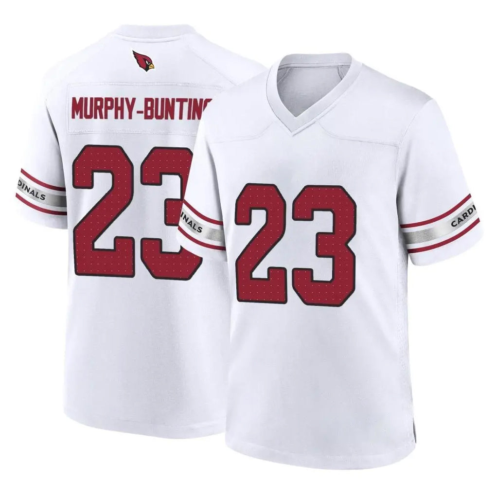 A.Cardinals #23 Sean Murphy-Bunting Player White Home Game PETTCS Stitched Jerseys