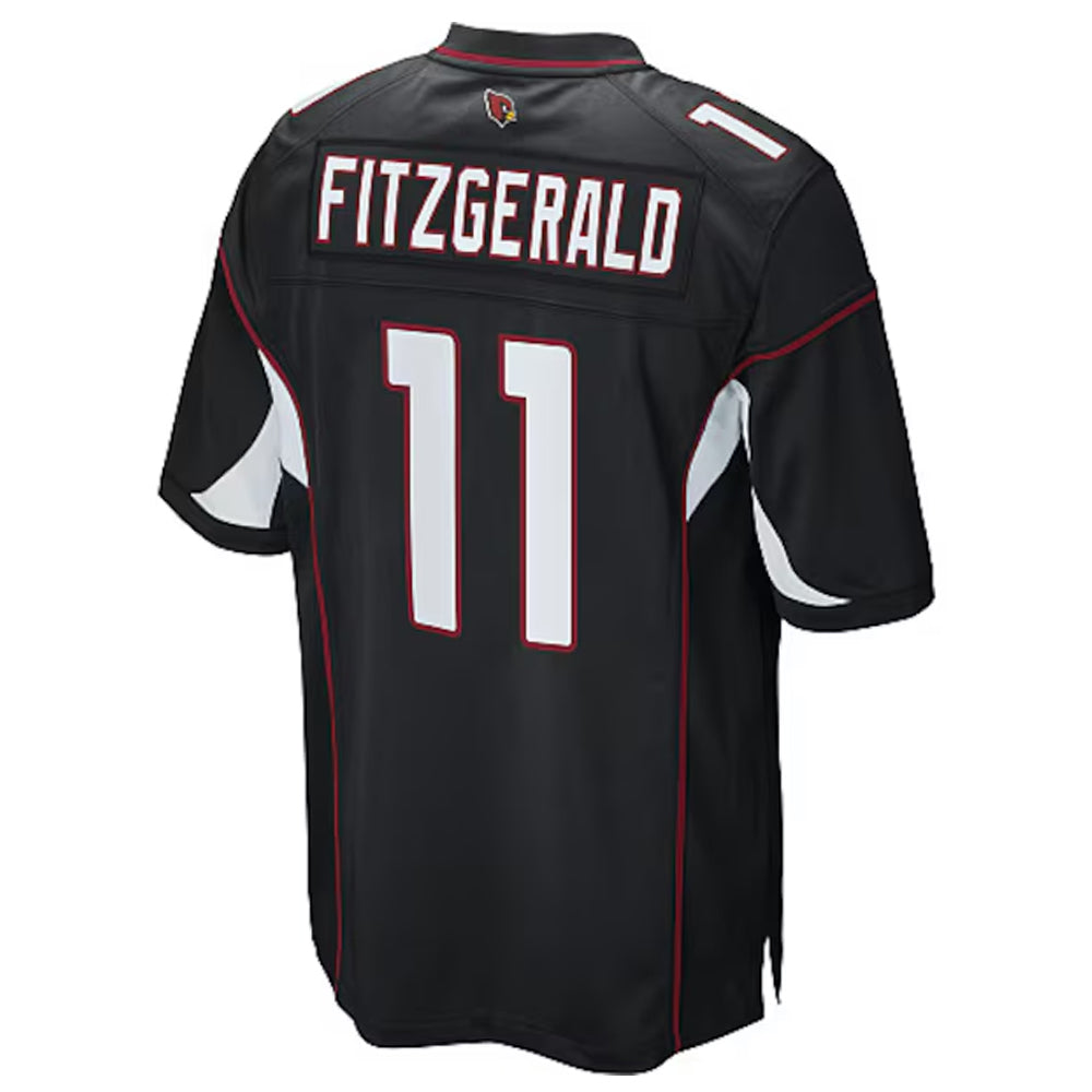 A.Cardinals #11 Larry Fitzgerald Player Black Game PETTCS Stitched Jerseys