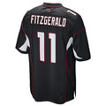 A.Cardinals #11 Larry Fitzgerald Player Black Game PETTCS Stitched Jerseys