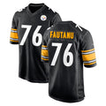 P.Steelers #76 Troy Fautanu Player Black Home Game PETTCS Stitched Jerseys