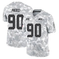 S.Seahawks #90 Jarran Reed Player Arctic Camo Limited Salute To Service Home Game PETTCS Stitched Jerseys