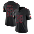 SF.49ers #68 Colton McKivitz Player Black Impact Limited Home Game PETTCS Stitched Jerseys