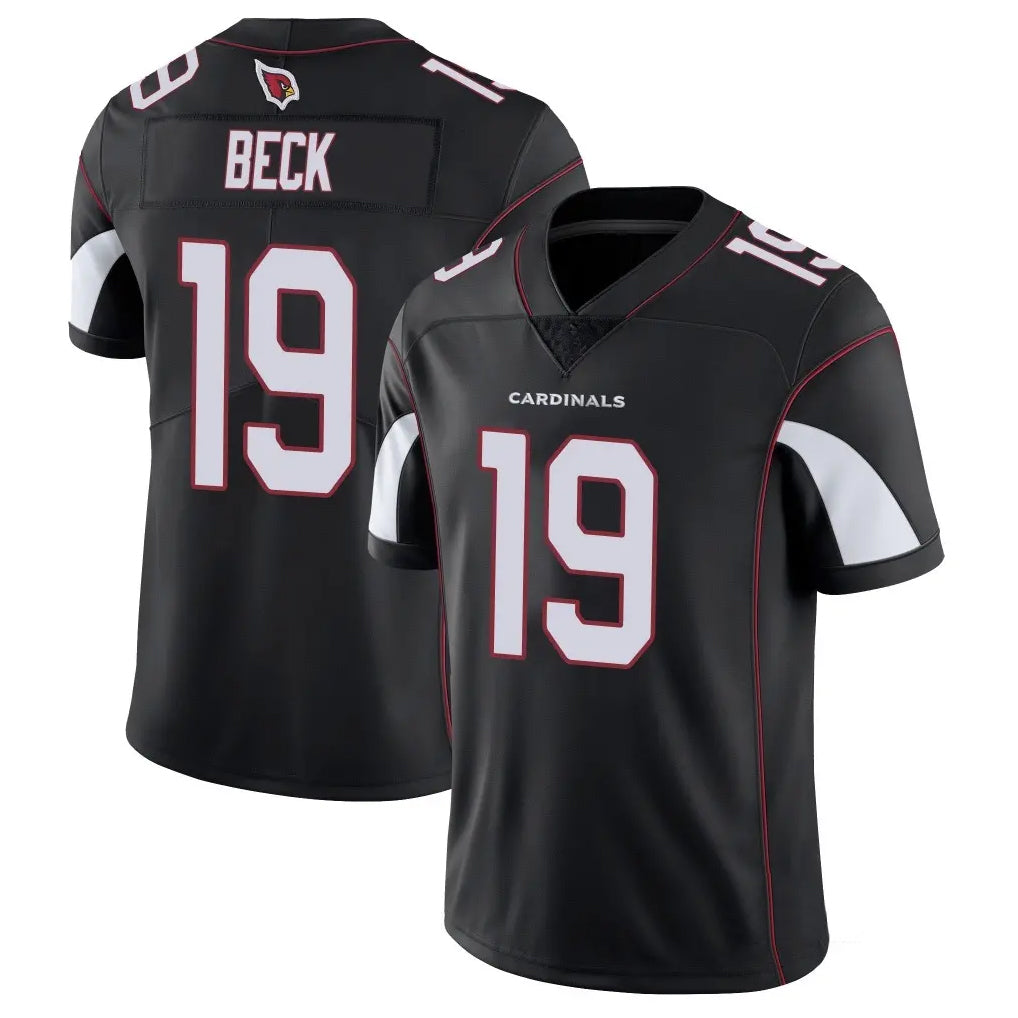 A.Cardinals #19 Carson Beck Player Black Vapor Limited Home Game PETTCS Stitched Jerseys