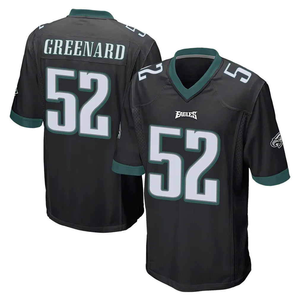 P.Eagles #52 Jonathan Greenard Player Black Home Game PETTCS Stitched Jerseys