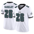 P.Eagles #26 Saquon Barkley Player White Limited Vapor F.U.S.E. Home Game PETTCS Stitched Jerseys