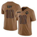 S.Seahawks #10 Cooper Kupp Player Brown Limited Salute To Service Home Game PETTCS Stitched Jerseys