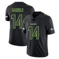 S.Seahawks #14 Sam Darnold Player Black Impact Limited Home Game PETTCS Stitched Jerseys