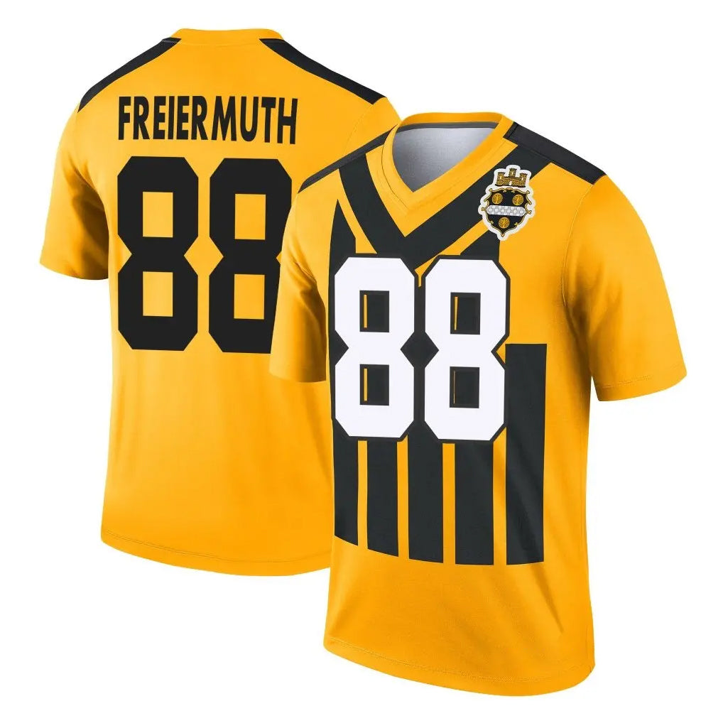 P.Steelers #88 Pat Freiermuth Player Gold Legend Limited 1933 Throwback Performance Home Game PETTCS Stitched Jerseys