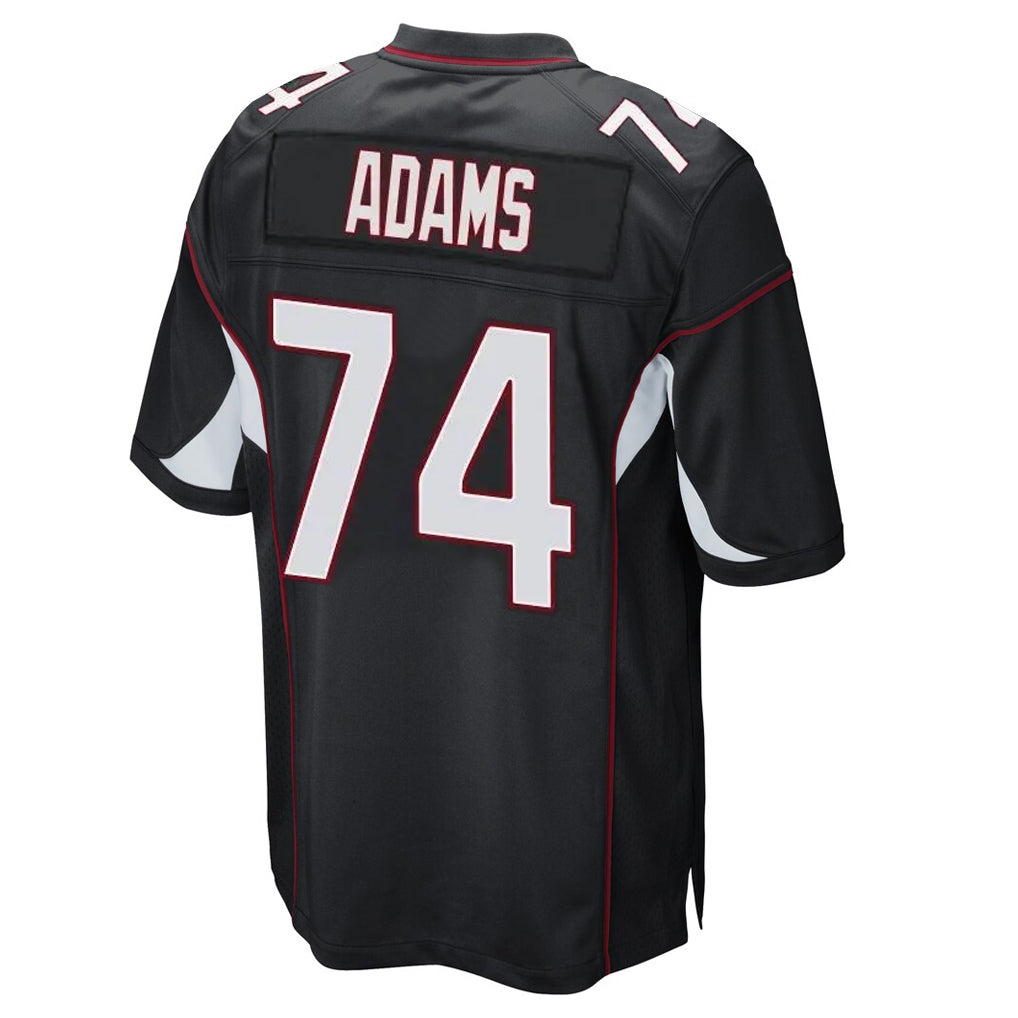 A.Cardinals #74 Isaiah Adams Player Black Home Game PETTCS Stitched Jerseys