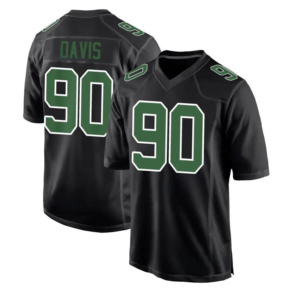 P.Eagles #90 Jordan Davis Player Carbon Green Fashion Home Game PETTCS Stitched Jerseys