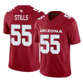 A.Cardinals #55 Dante Stills Player Cardinal Vapor F.U.S.E. Limited Home Game PETTCS Stitched Jerseys