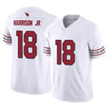 A.Cardinals #18 Marvin Harrison Jr. Player White Vapor F.U.S.E. Limited Home Game PETTCS Stitched Jerseys