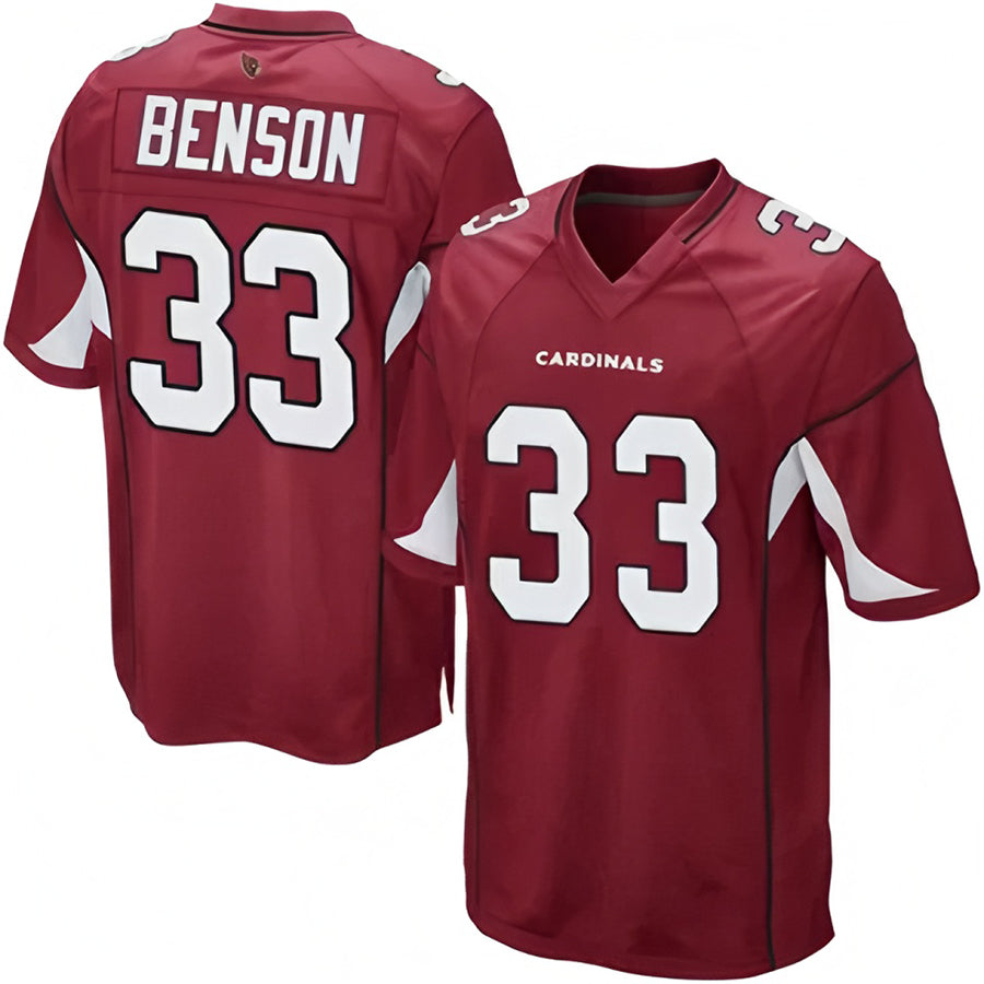 A.Cardinals #33 Trey Benson Player Game PETTCS Stitched Jerseys