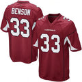 A.Cardinals #33 Trey Benson Player Game PETTCS Stitched Jerseys