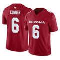 A.Cardinals #6 James Conner Player Cardinal Vapor F.U.S.E. Limited Home Game PETTCS Stitched Jerseys