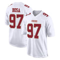 SF.49ers #97 Nick Bosa Player White Fashion Home Game PETTCS Stitched Jerseys