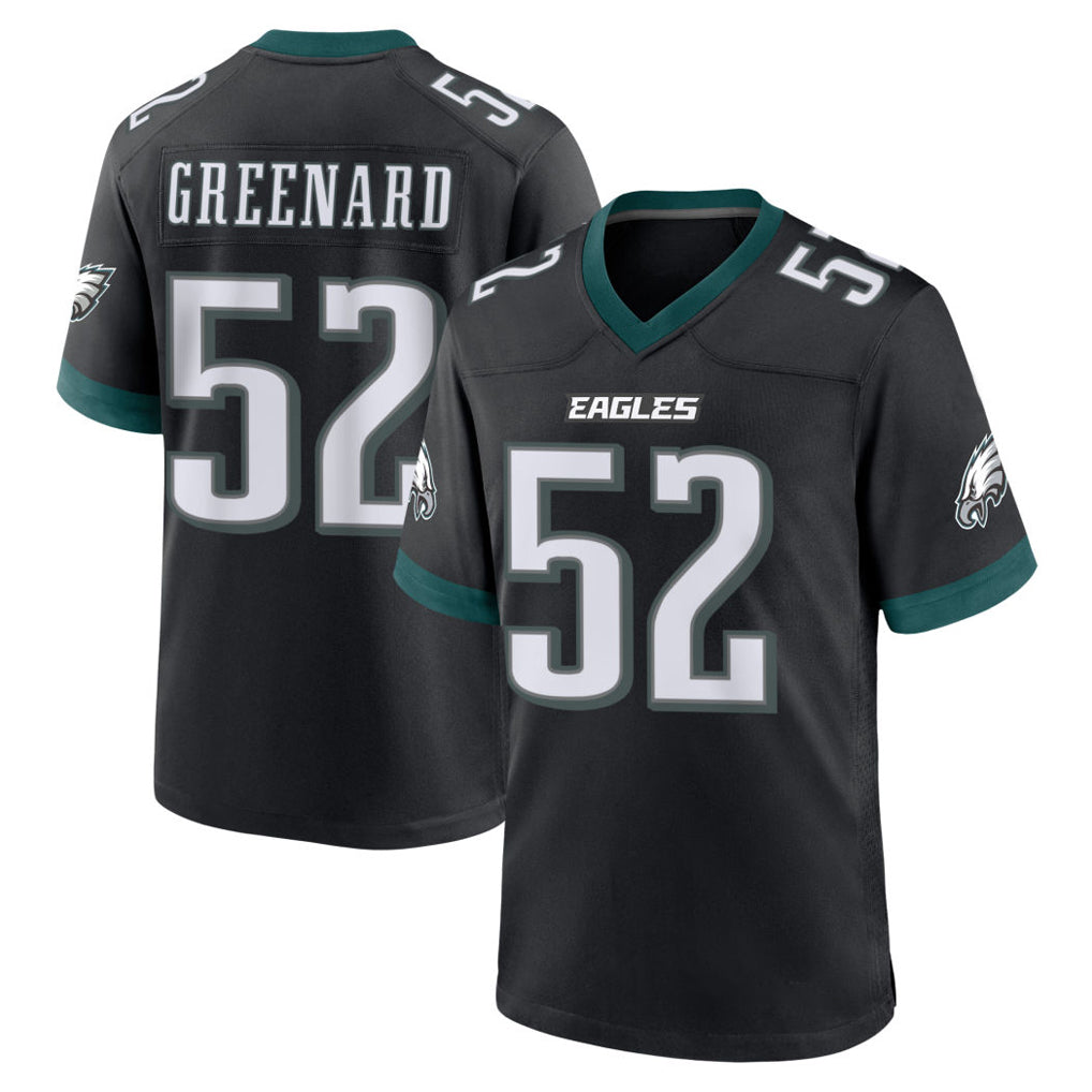 P.Eagles #52 Jonathan Greenard Player Black Game Home PETTCS Stitched Jerseys