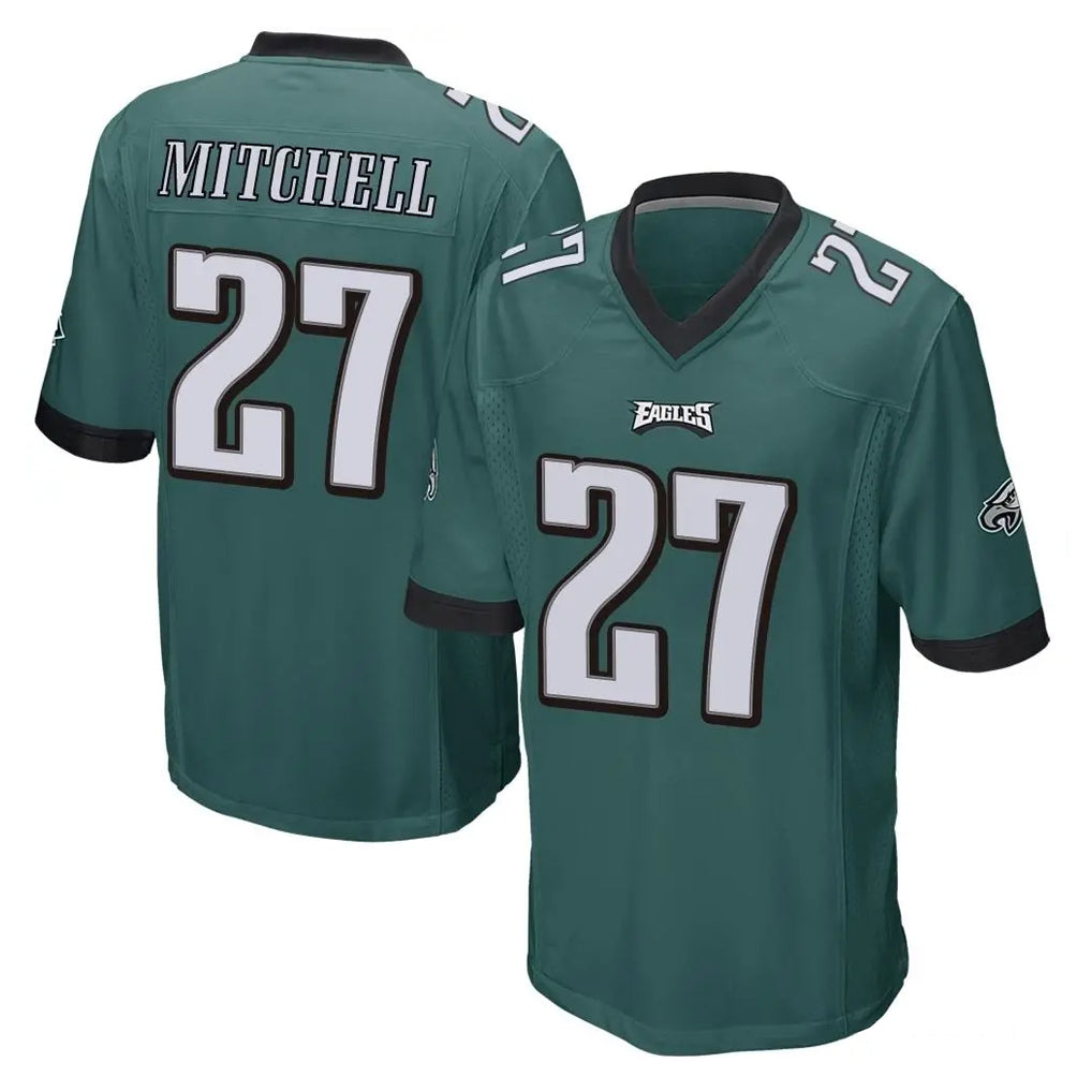 P.Eagles #27 Quinyon Mitchell Player Team Color Green Home Game PETTCS Stitched Jerseys