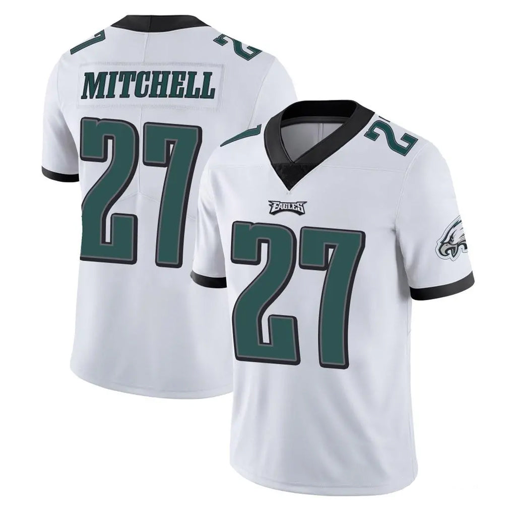 P.Eagles #27 Quinyon Mitchell Player White Limited Vapor Untouchable Home Game PETTCS Stitched Jerseys