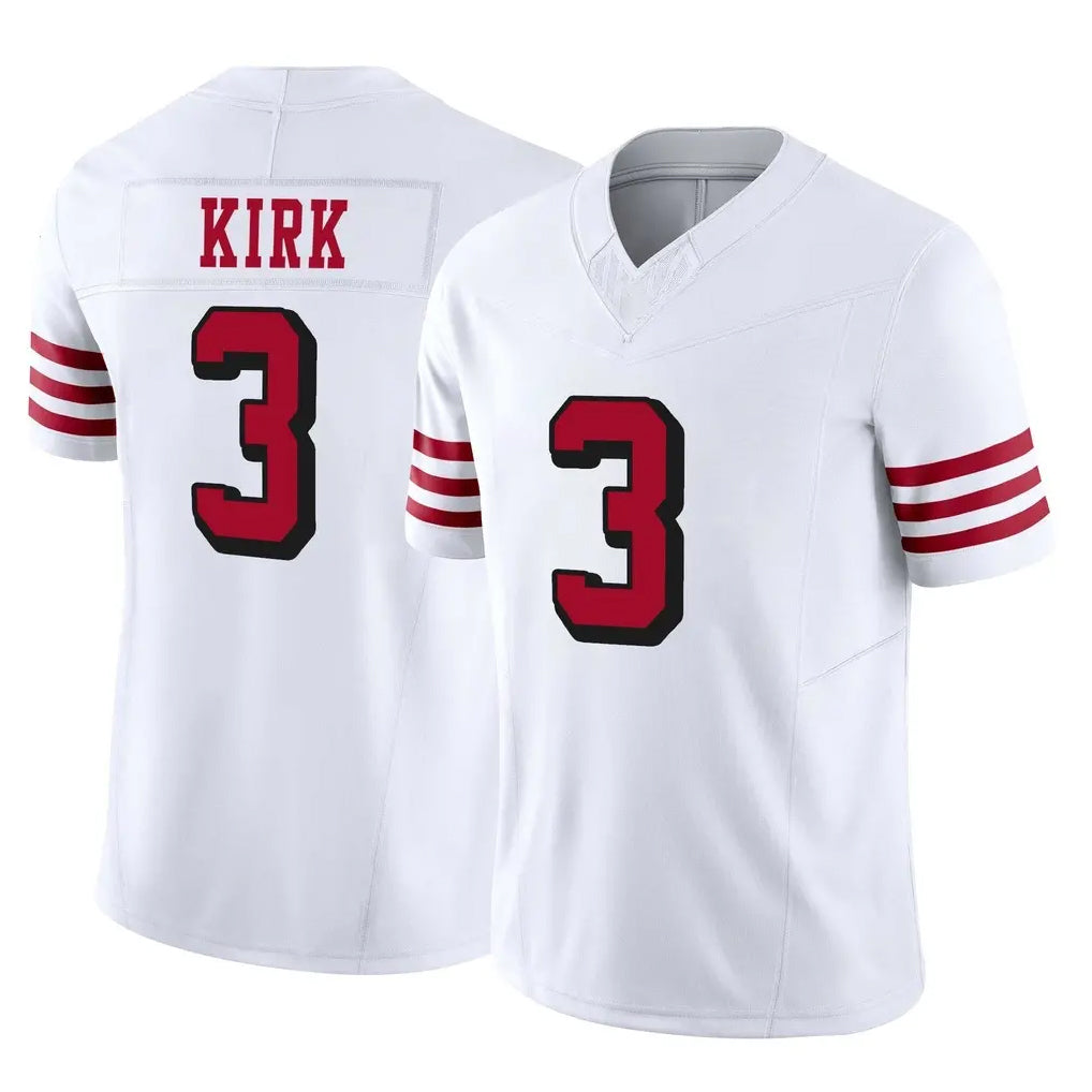 SF.49ers #3 Christian Kirk Player White Limited Alternate Vapor F.U.S.E. Home Game PETTCS Stitched Jerseys