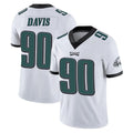P.Eagles #90 Jordan Davis Player White Limited Vapor Untouchable Home Game PETTCS Stitched Jerseys