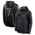 S.Seahawks #7 Uchenna Nwosu Player Black Salute to Service Hoodies Limited Game PETTCS Stitched Jerseys