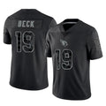 A.Cardinals #19 Carson Beck Player Black RFLCTV Limited Home Game PETTCS Stitched Jerseys