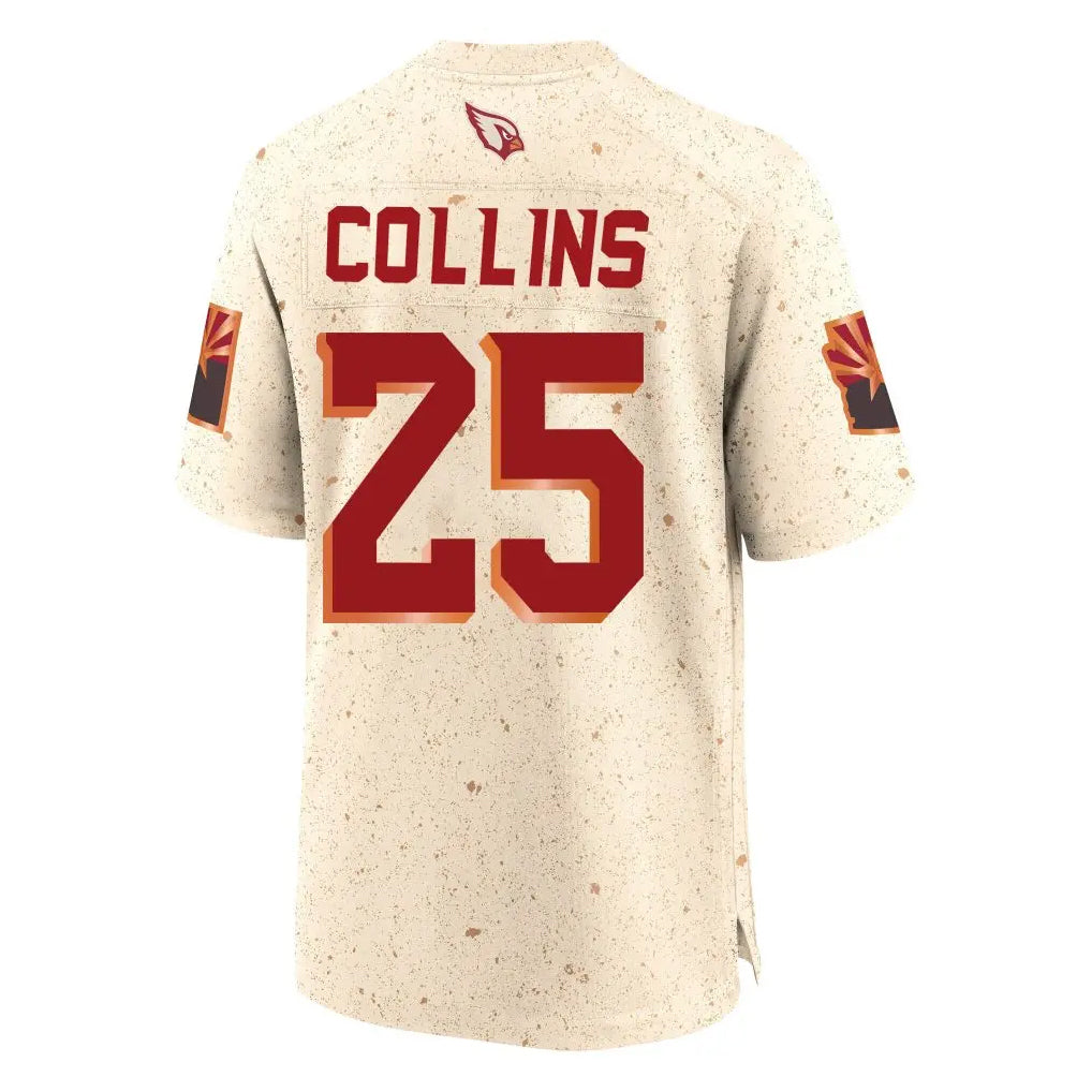 A.Cardinals #25 Zaven Collins Player Cream Rivalries Collection Game PETTCS Stitched Jerseys