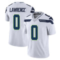 S.Seahawks #0 DeMarcus Lawrence Player White Limited Vapor Untouchable Home Game PETTCS Stitched Jerseys