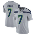 S.Seahawks #7 Uchenna Nwosu Player Gray Limited Vapor Untouchable Home Game PETTCS Stitched Jerseys