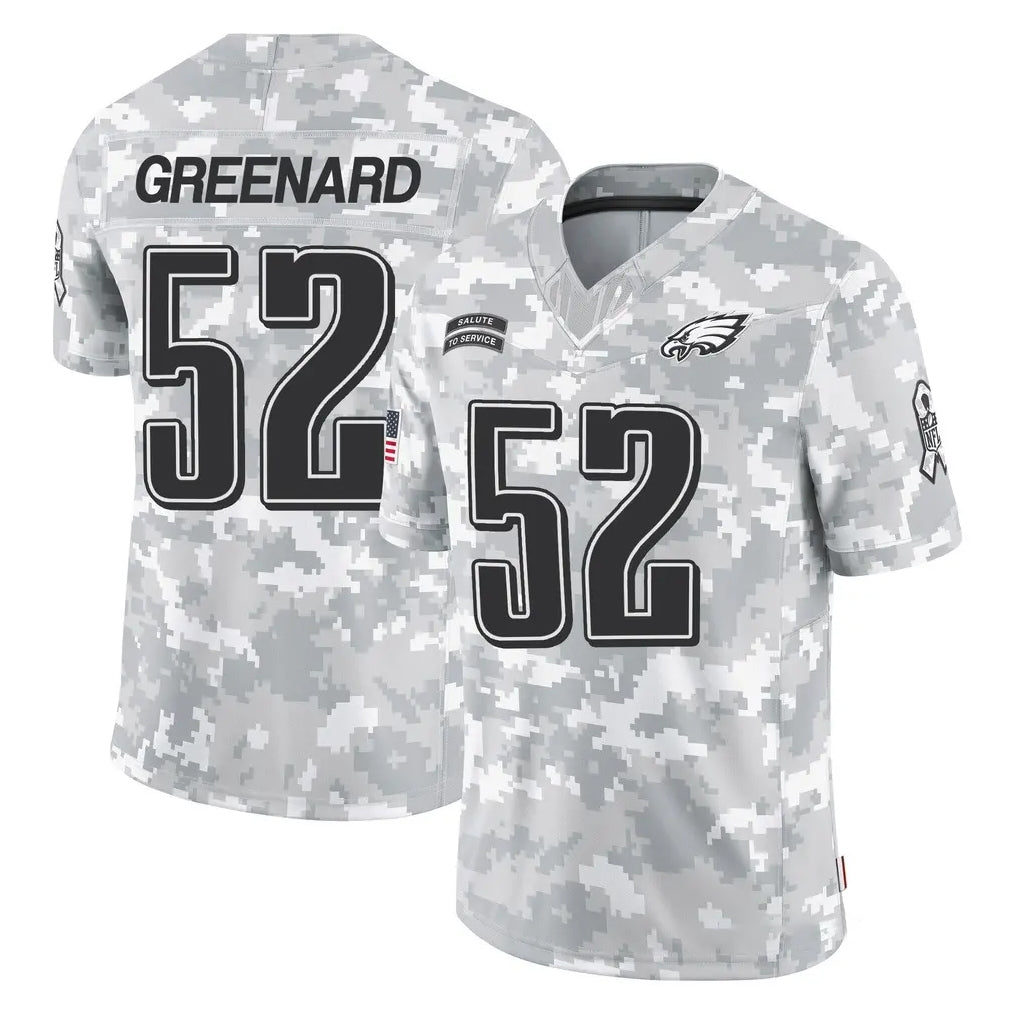 P.Eagles #52 Jonathan Greenard Player Arctic Camo Salute to Service Limited Game PETTCS Stitched Jerseys