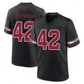 A.Cardinals #42 Dadrion Taylor-Demerson Player Black Home Game PETTCS Stitched Jerseys
