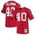 A.Cardinals #40 Pat Tillman Player Red Mitchell & Ness Cardinal Legacy Replica PETTCS Stitched Jerseys
