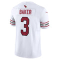 A.Cardinals #3 Budda Baker Player White Vapor F.U.S.E. Limited PETTCS Stitched Jerseys