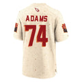 A.Cardinals #74 Isaiah Adams Player Cream Rivalries Collection Game PETTCS Stitched Jerseys