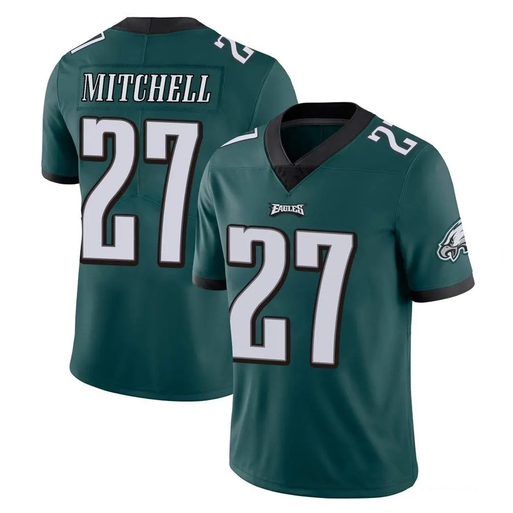 P.Eagles #27 Quinyon Mitchell Player Team Color Green Vapor Untouchable Home Game PETTCS Stitched Jerseys
