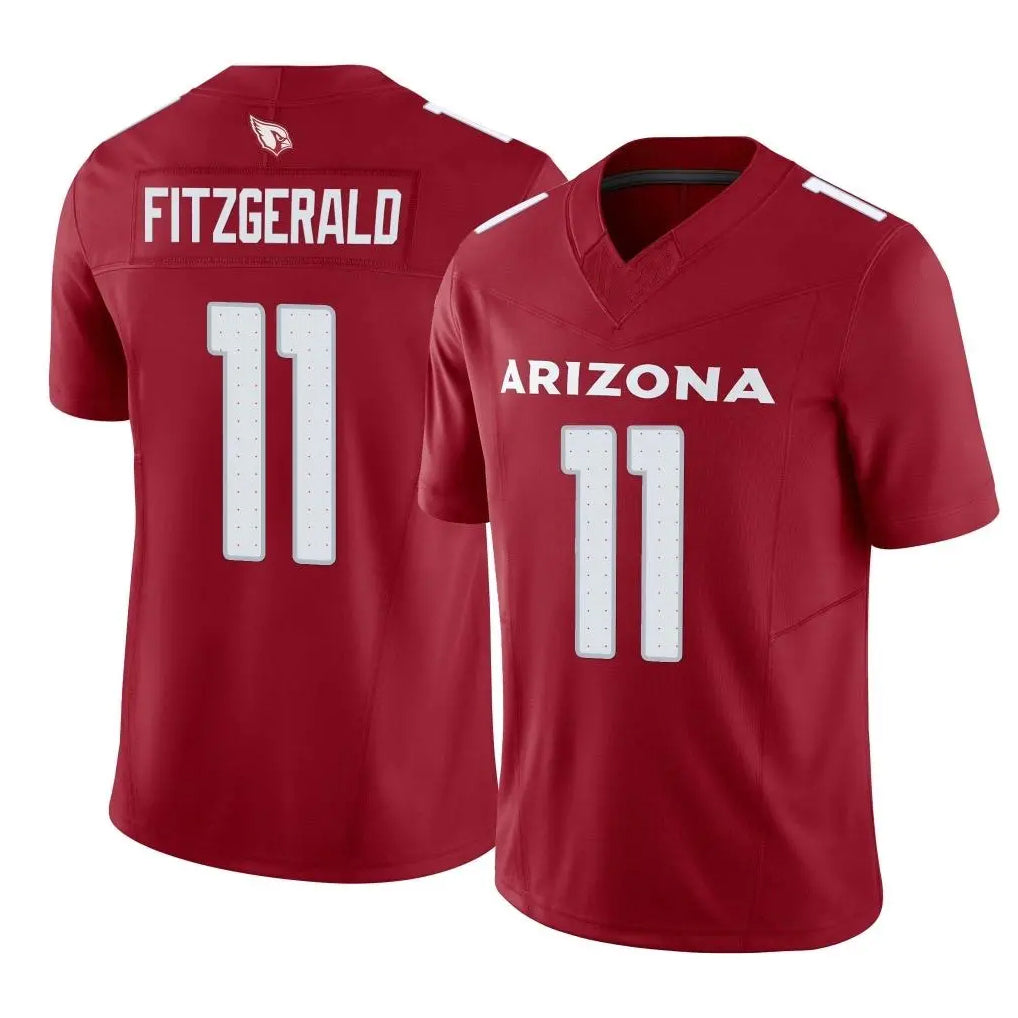 A.Cardinals #11 Larry Fitzgerald Player Cardinal Vapor F.U.S.E. Limited Home Game PETTCS Stitched Jerseys