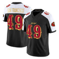 SF.49ers #49 The Faithful Player White-Black 2025 Rivalries Collection Game Limited PETTCS Stitched Jerseys