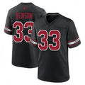 A.Cardinals #33 Trey Benson Player Black Home Game PETTCS Stitched Jerseys